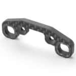 Xray Graphite Rear Upper Arm Holder 3.5mm - Rear XR343047