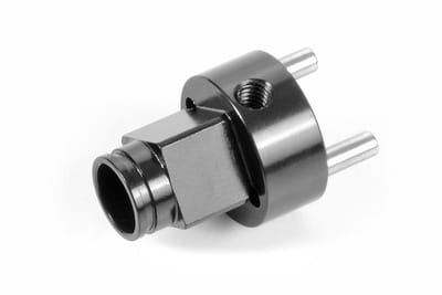 344142_piw Xray Brake Disk Adapter - Swiss 7075 T6 - Black Hard Coated XR344142 - Image 1