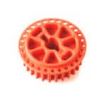 Xray Low Friction Composite Side Belt Pulley 28T - Front - Graphite XR345888-O