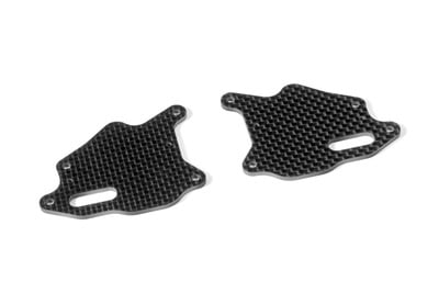 352193_1_piw Xray Xb8 Graphite Front Lower Arm Plate (2) XR352193 - Image 1