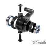 Xray Alu Steering Block Right - 10? Kingpin - Set XR352258