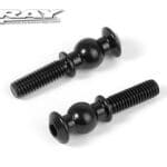 Xray Ball Stud 6.8mm With Backstop L=13mm - M4 (2) XR352656