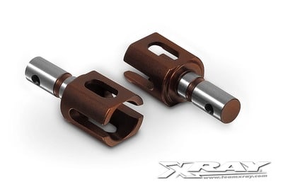 355071_1_piw Xray Center Diff Outdrive Adapter - Lightweight - Hudy Steel (2) XR355071 - Image 1