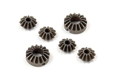 355130_1_piw Xray Active Diff Steel Bevel & Satellite Gears (2+4) XR355130 - Image 1