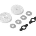 Xray 2-Way Flow Delrin Shock Piston 6-H. (1.3mm) & 2-H. (1.1mm) (2) XR358028