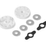 Xray 2-Way Flow Delrin Shock Piston 8-H. (1.3mm) & 2-H. (1.2mm) (2) XR358031