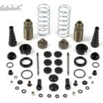 Xray Xb808 Front Shock Absorbers + Boots Complete Set (2) --- Replaced With #358104 XR358103