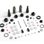 Xray Xb8'16 Rear Shock Absorbers + Boots Complete Set - V2 (2) XR358206