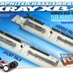 Xray Graphite Chassis Brace Upper Deck - Saddle Pack (2) XR361169