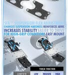 Xray Graphite Rear Lower Arm Plate 1.6mm (L+R) XR363190