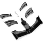 Xray X1 Composite Adjustable Front Wing - Black - Ets Approved XR371203-K