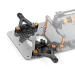 Xray Composite Front Upper Arm Mount - Right - Hard XR372011