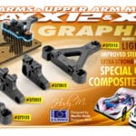 Xray Composite Suspension Arm - Front Lower - Right - Graphite XR372113