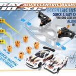 Xray Alu Eccentric Bushing 0.5mm - Orange (2) XR372317-O