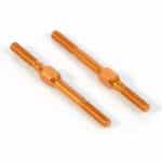 Xray Alu Adj. Turnbuckle M3X42 mm - Swiss 7075 T6 - Orange (2) XR372610-O
