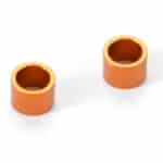 Xray Alu Shim 6.37X8.4X6.0mm - Orange (2) XR375093-O