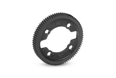 XR37578020_1_piw Xray Composite Gear Diff Spur Gear - 80T / 64P XR375780 - Image 1