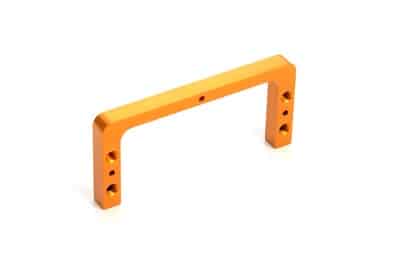 376256-O_1_piw Xray X1 Alu 1-Piece Servo Mount - Orange XR376256-O - Image 1