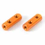 Xray X12 Alu Servo Mount - Orange (2) XR376259-O
