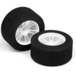 Xray M18Mt Rear Foam Tire Mounted (37Deg) - Magenta (2) XR389582