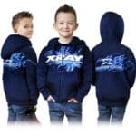 Xray Junior Sweater Hooded With Zipper - Blue (S) XR395601S