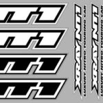 Xray Nt1 Sticker For Body - White XR397331