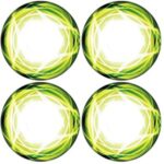 Xray Truggy Wheel Stickers - Die-Cut - Green XR397353