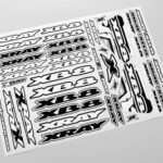 Xray Xb8 Sticker For Body - White XR397359
