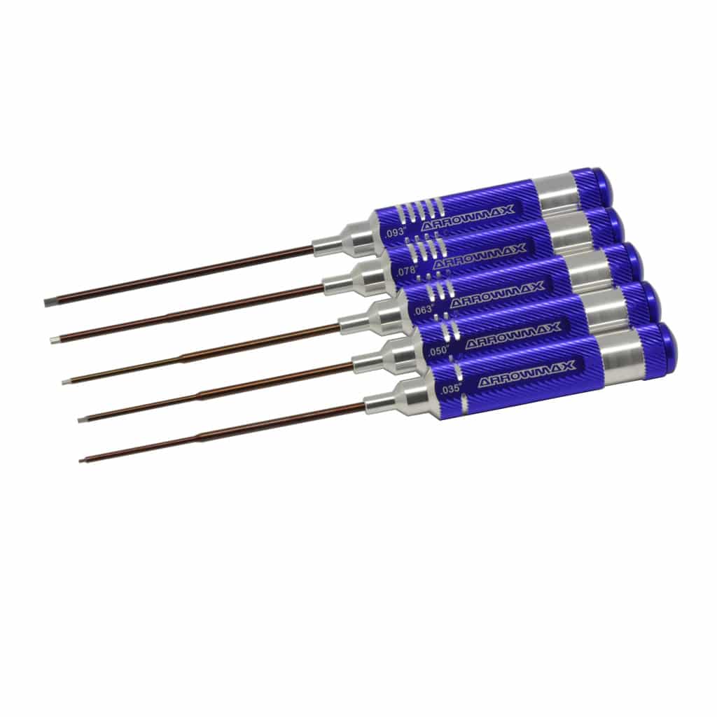 am110881_1 Arrowmax Allen Wrench Set .035;.050;.063;078;093-5 Pcs AM110881 - Image 1