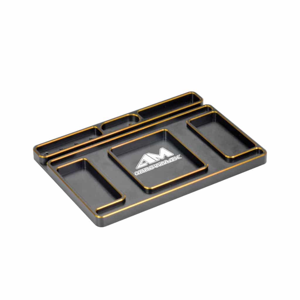 am174003_1 Arrowmax Alloy Tray for Set-Up System Black Golden AM174003 - Image 1