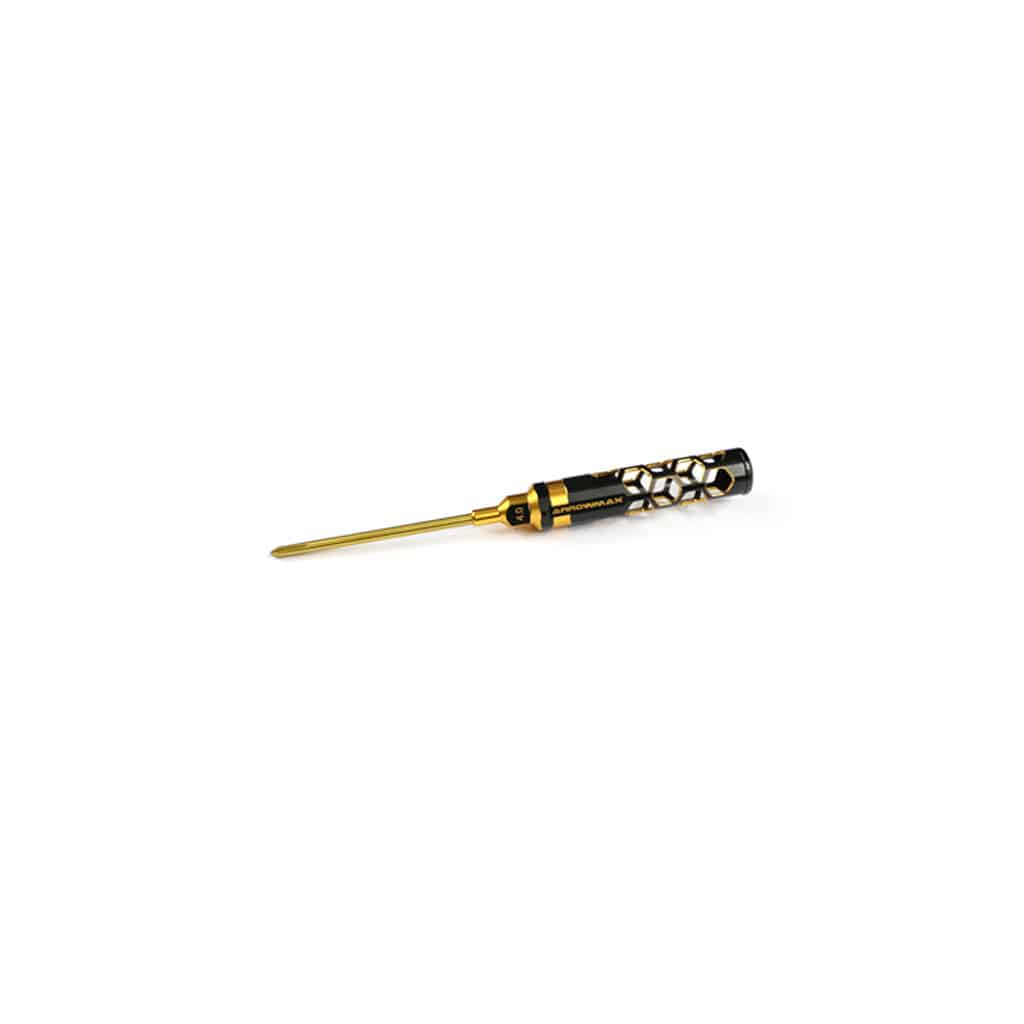 am440141bg_1 Arrowmax Phillips Screwdriver 4.0 x 100mm Black Golden AM440141BG - Image 1
