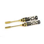 Arrowmax Nut Driver Set 5.5 & 7.0x100mm Black Golden AM450992BG