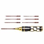 Arrowmax Combo Quick Drive Tip Caddy 7pcs Blk Golden AM460002BG