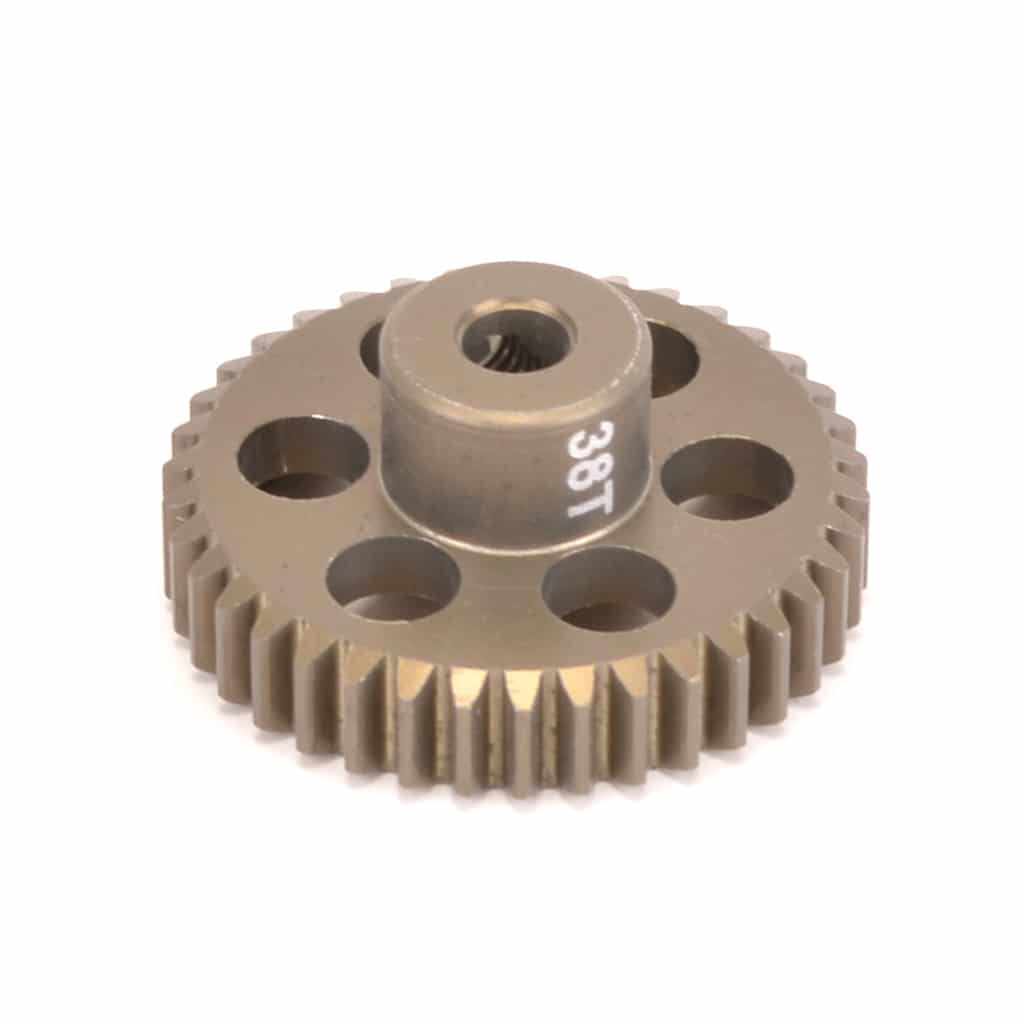 cr4838_1 Core RC Pinion Gear 48DP 38T (7075 Hard) CR4838 - Image 1