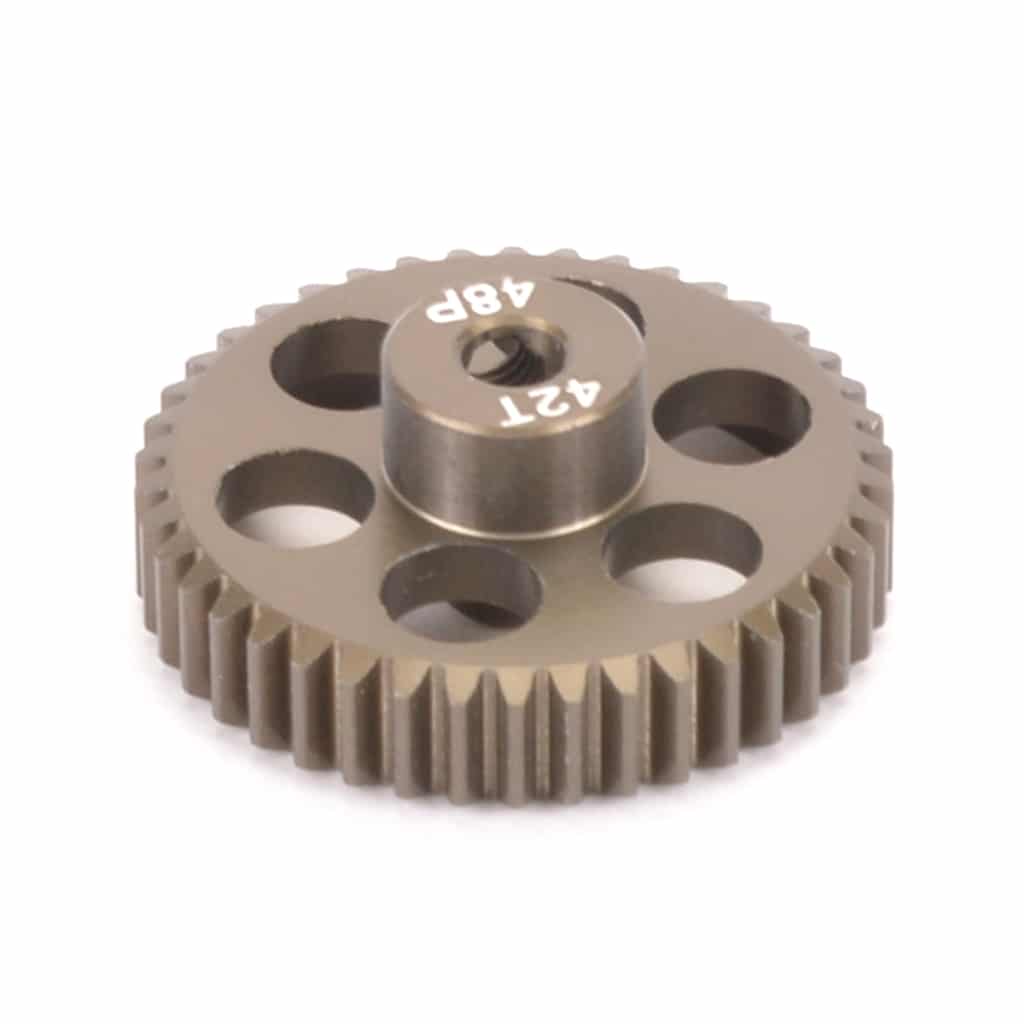 cr4842_1 Core RC Pinion Gear 48DP 42T (7075 Hard) CR4842 - Image 1