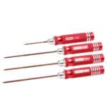 EDS Tools Hex Driver Set .050x60mm; 063;078;093x120mm - 4Pcs ED110882