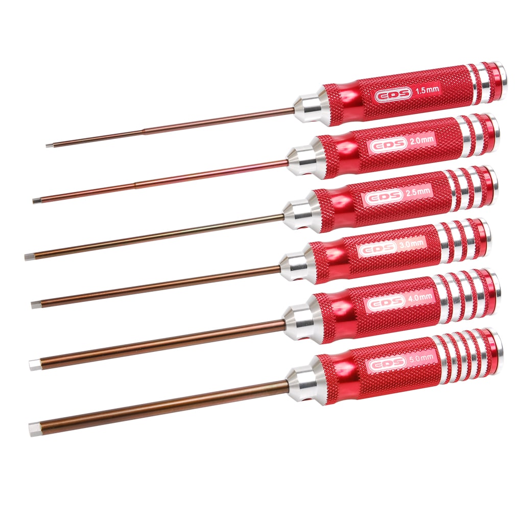ed110992_1 EDS Tools Hex Driver Set 1.5 2.0 2.5 3.0 4.0 5.0x120mm - 6Pc ED110992 - Image 1