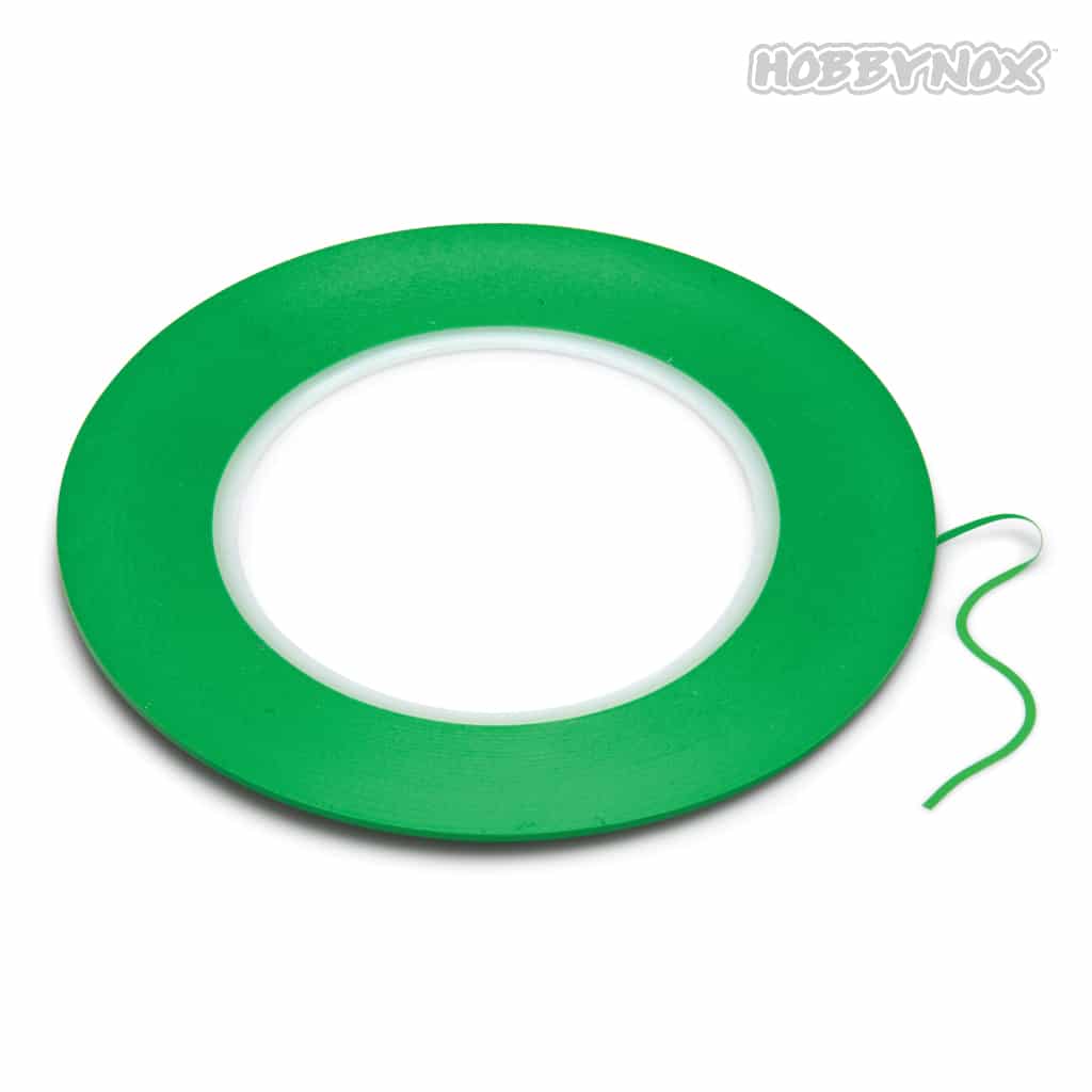 hn301555_1 Hobbynox Fineline Tape Soft Green 1.5mm x 55m HN301555 - Image 1