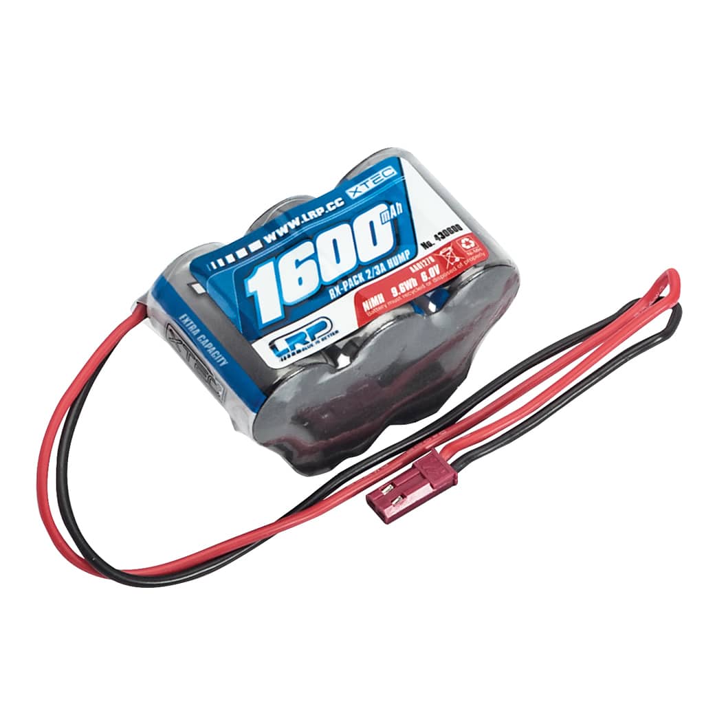 lrp430600_1 LRP XTEC RX-Pack Hump 2/3A NiMH-Bec-1600mAh LRP430600 - Image 1