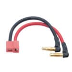 LRP Lipo H/C Adaptor Wire-4mm Male Plug-US LRP65834
