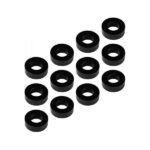 1Up Racing 3x6x2mm Precision Alu Shims Black (12pcs) 80304