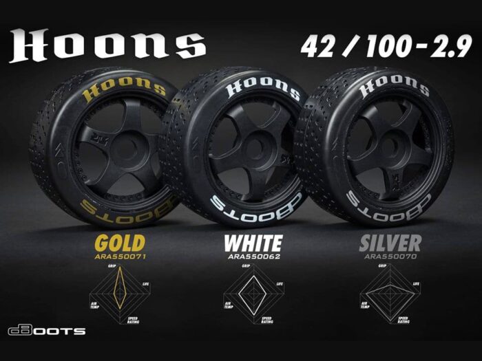 Arrma DBoots Hoons 42/100 2.9 Silver Belted 5-Spoke ARA550070 - Image 3