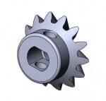 3Racing D5 Bevel Gear 14T (90 Degree) D5 SAK-D512