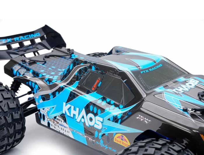 FTX Khaos 1/10th Brushless 4wd Truggy RTR Blue FTX5564B - Image 9