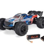 Arrma 1/16th Mini Kraton 3S DSC 4X4 RTR with Batt/Charg Red/Blue ARA2508ST1