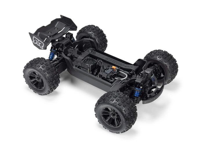 Arrma 1/16th Mini Kraton 3S DSC 4X4 RTR with Batt/Charg Red/Blue ARA2508ST1 - Image 9