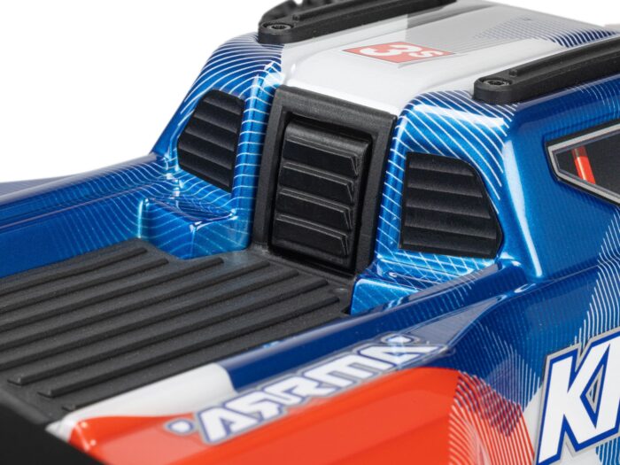 Arrma 1/16th Mini Kraton 3S DSC 4X4 RTR with Batt/Charg Red/Blue ARA2508ST1 - Image 11