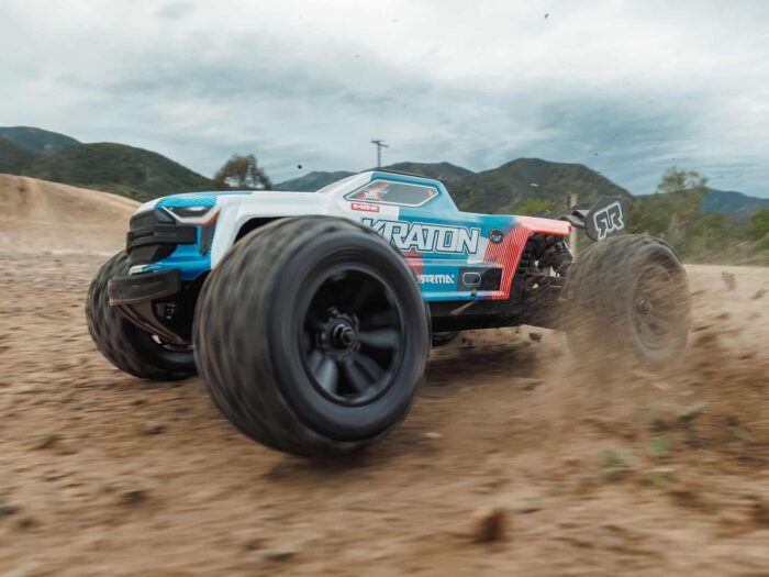 Arrma 1/16th Mini Kraton 3S DSC 4X4 RTR with Batt/Charg Red/Blue ARA2508ST1 - Image 23