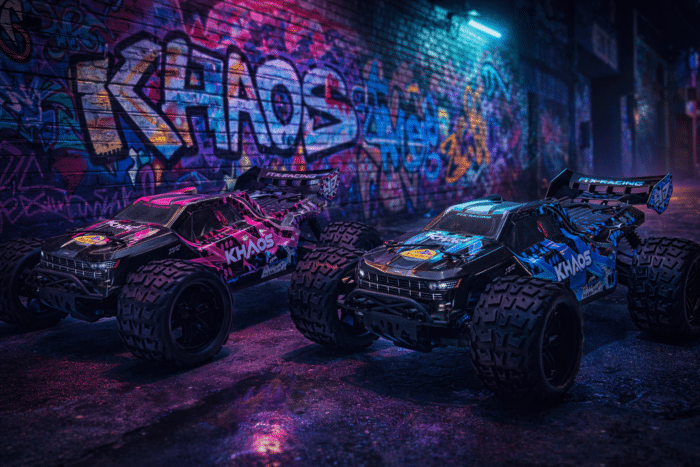 FTX Khaos 1/10th Brushless 4wd Truggy RTR Blue FTX5564B - Image 24