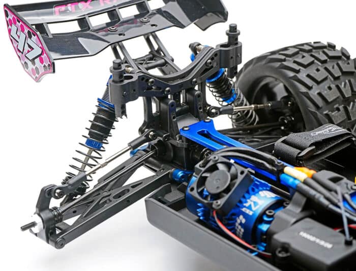 FTX Khaos 1/10th Brushless 4wd Truggy RTR Blue FTX5564B - Image 12